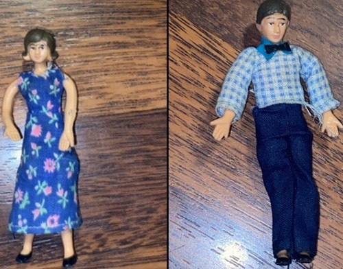 Vintage lundby original dolls - lundby,