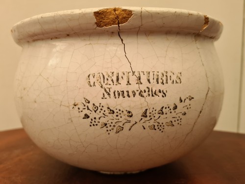 Pot confiture ancien xixème - pot,