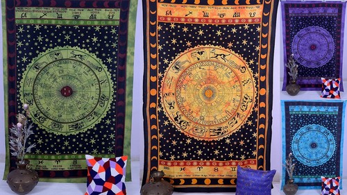 Horoscope tapisserie indienne - horoscope,