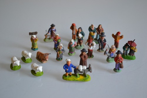 Lot anciens santons - lot,