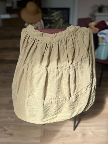 Mini jupe crini - mini-jupe, beige