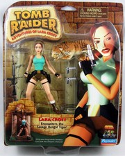 Tomb Raider - Playmates - Jungle : Lara Croft affronte le Tigre Sauvage de Benga