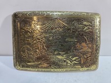 Antique Orientale Multi Couleur Dragon Cigarette Étui 4 2.5/5.1x7.6cm 7352/2