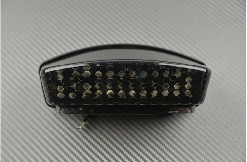 Feu arr led fumé - arr, noir