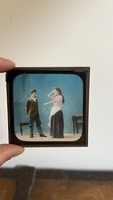 Plaque verre peint lanterne