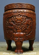 6" Ancient China Bamboo Root