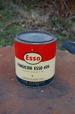 Esso Bidon En Métal