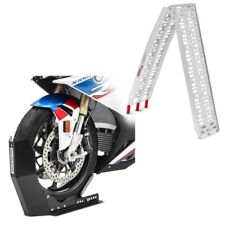 Rampe de chargement moto aluminium CS1 set bloque roue pliable max. 340kg
