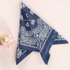 Bandana Paisley Bleu Et Blanc
