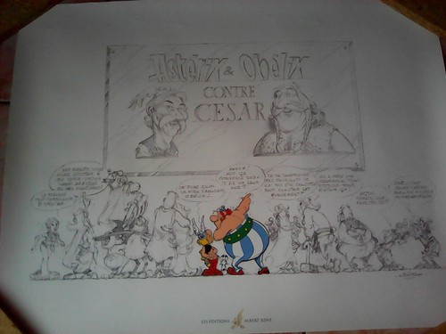 Sérigraphie astérix - sérigraphie,