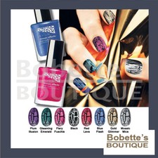 VERNIS à CRAQUELER EFFET MOSAÏQUE TOP COAT AVON Or,Argent,Noir,Bleu,Violet,Rouge