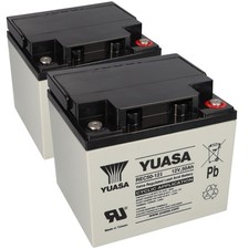2x Yuasa Batterie Au Plomb