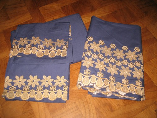 Parure lit drap taies - lit, &
