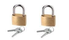 X 2 Pièces Cadenas À Arceau