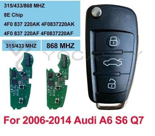 Clé audi s6 868 - clé,
