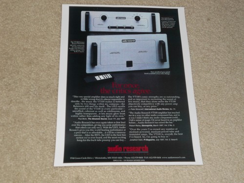 Audio research vt100 - research,