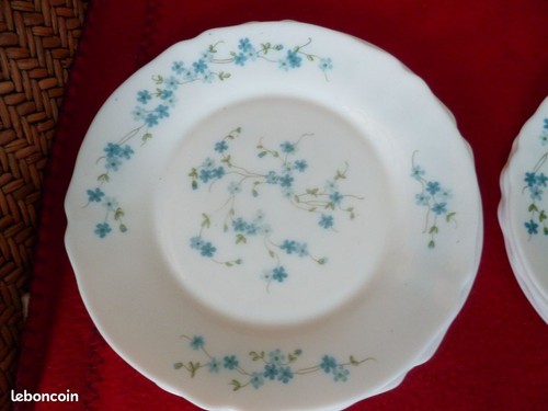 Lot vaisselle arcopam myosotis - lot,