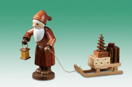 Figurine bois noël - bois,