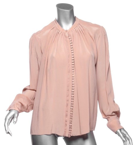 Vanessa bruno womens pink - pink, silk