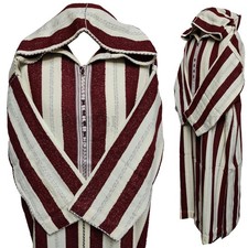 Djellaba à Capuche Rayée