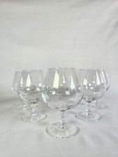 LOT DE 6 ANCIENS VERRES A COGNAC DIGESTIF EN CRISTAL  
