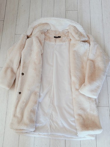 Manteau long fausse fourrure - long,