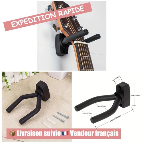 Support mural guitare