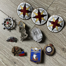 Lot Insignes Collection Transmission 41 CCL Aviation & Divers