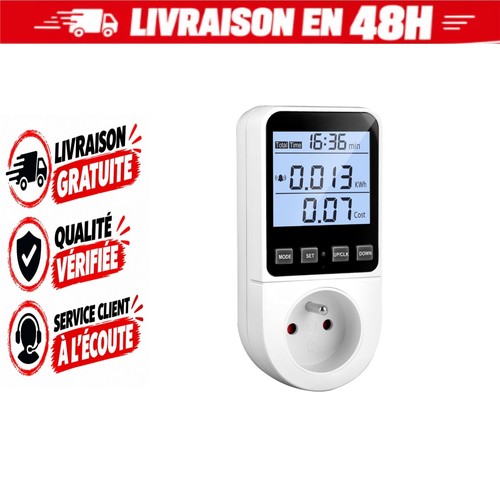 Wattmètre prise compteur - prise,