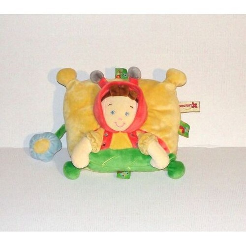 Doudou coussin lutin vert - coussin,