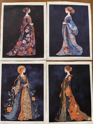 Lot velvet fabric scraps - lot,