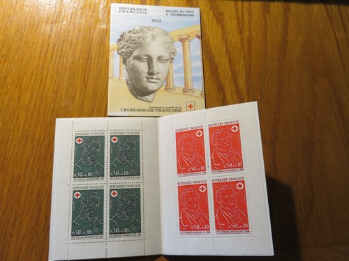 France 1972 carnet croix rouge - france,
