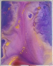 Tableau Abstrait Acrylique Sur