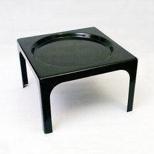 Vintage Marc Berthier 1970s Design Fiberglass Plastic Coffee Table