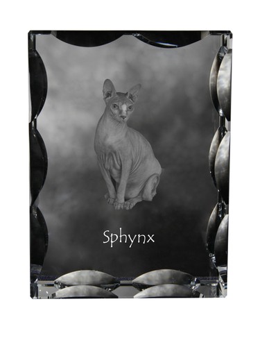 Sphynx cristal avec - cristal, de