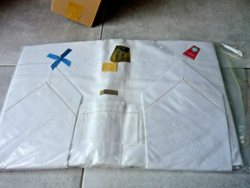 Parure drap metis ancien neuf - drap,