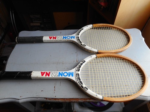 Ancienne raquette tennis - raquette,
