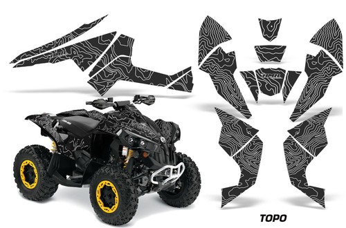 Atv decal graphics kit - atv,