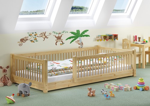 Lit enfant bas - lit, sol