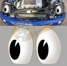 2 YEUX CARTOON BD DROLE POUR MINI COOPER R50 R52 R53 AUTOCOLLANT STICKER BD406-1