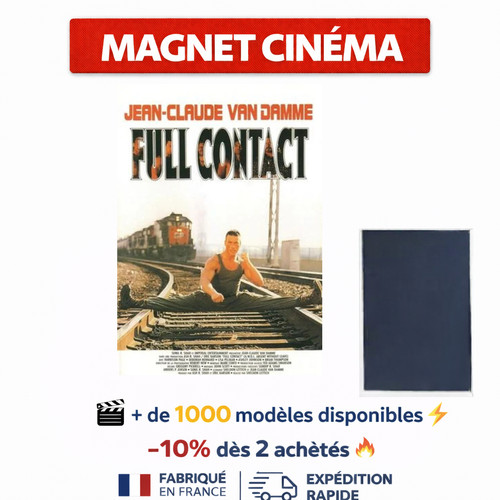Magnet film karaté culte - karaté, jc