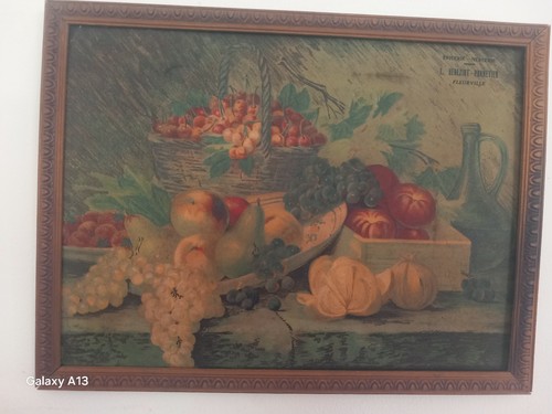 Nature morte aux fruits chromo - aux,