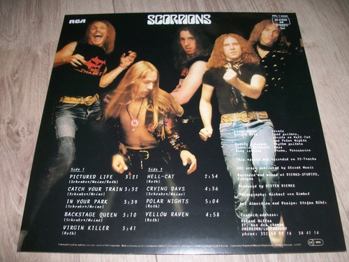 Scorpions vinyl picture - scorpions,