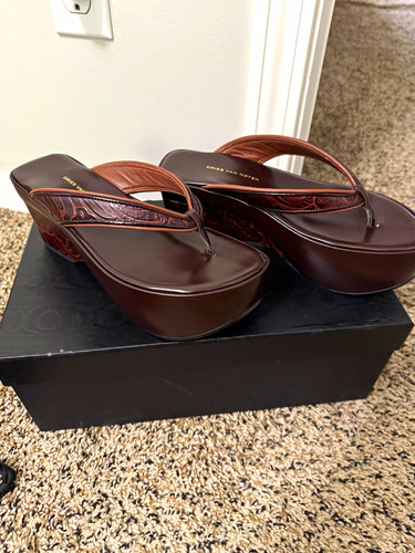 Dries van noten brown embossed - noten,