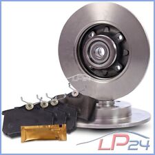 2x DISQUE+4x PLAQUETTE DE FREIN ARRIÈRE PLEIN Ø249 POUR PEUGEOT 307 1.4-2.0