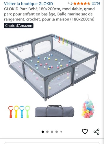 Glokid parc bébé 180x200cm - glokid,