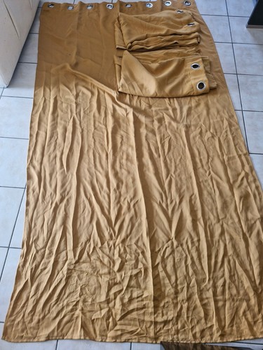 Lot rideaux occultants jaune - 3,