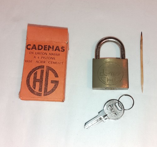 Ancien cadenas laiton - ancien, en