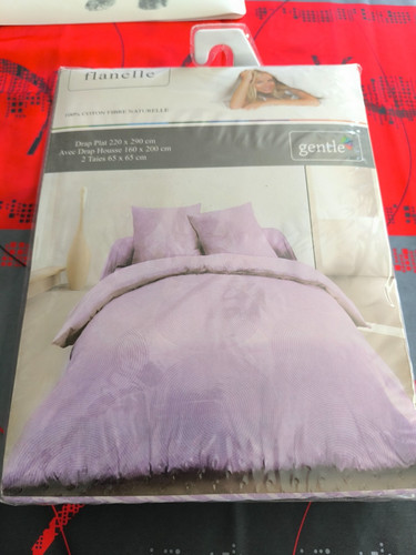 Parure lit flanelle 2 - parure,