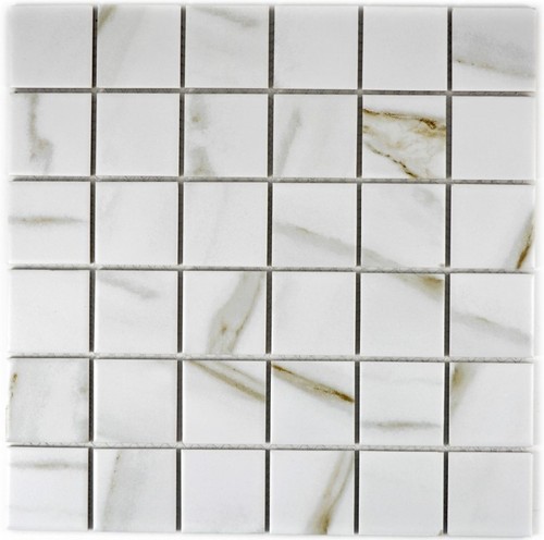 Mosaïque céramique blanc - céramique,